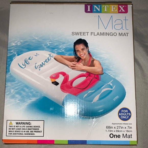 Brand New Intex Life Is Sweet Flamingo Pool Float - Picture 4 of 4